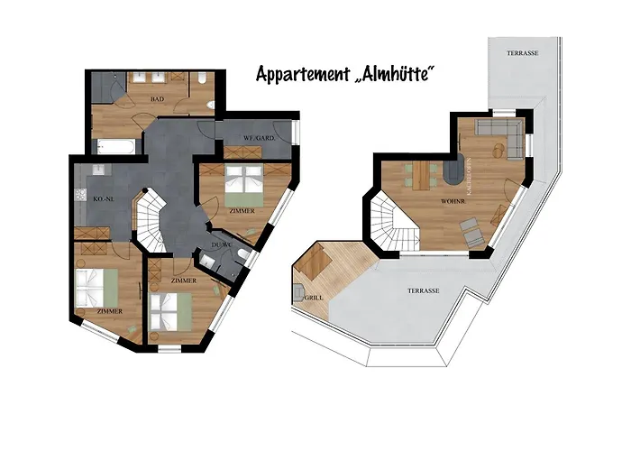 דירה Luxus Almhuette *