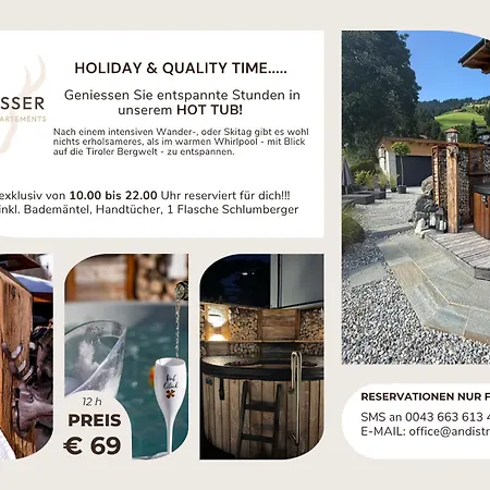 Luxus Almhuette Apartman